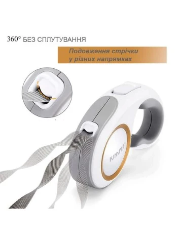 Поводок – рулетка для собак KIMPETS голубой 5 м до 15 кг No Brand (299840704)
