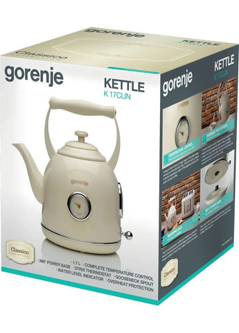 Электрочайник K17CLIN Gorenje (360413663)