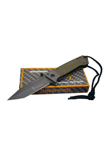 Ніж складаний АК 713 US Tanto оливковий 22 см Brawning (302450627)