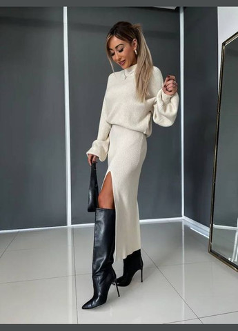 Изысканный костюм (свитер+юбка) Fashion (319422707)