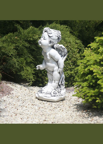 Садова фігура Ангел дівчинка полігіпс 51х23х23 см (ПОЛІ046 ) Гранд Презент (289370395)