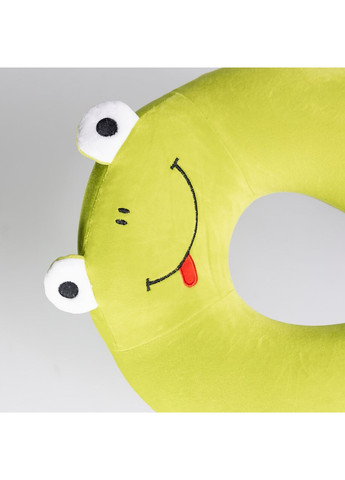 Подушка для шеи Frog U-образная с эффектом памяти для путешествий рогалик для комфорта в дороге Yiwu (370603306)