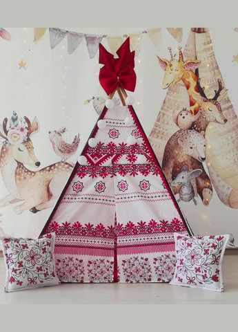 Вигвам палатка в детскую Вышиванка БОН БОН. Полный комплект! No Brand (316257032)