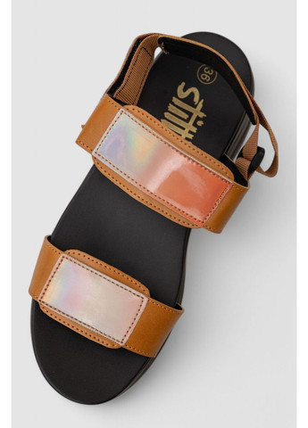 Бежевые босоножки женские на танкетке Ager