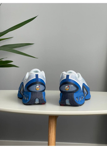 Кросівки жіночі і чоловічі Nike Air Max DN white blue | Найк Аір Макс ДН білі сині No Brand сині демісезони (361019683)