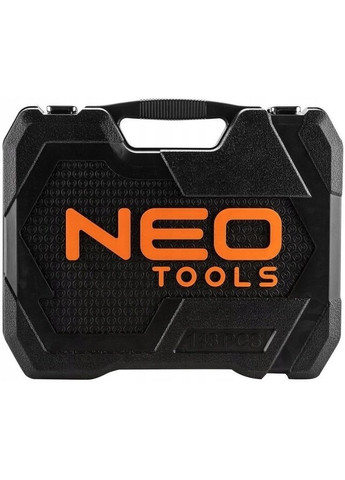 Набір інструментів, 143шт, універсальний, CrV та S2 (08-945) Neo Tools (360426067)