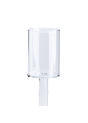 Підсвічник декоративний скляний 20 см на одну велику свічку TS Kitchen (315637347)