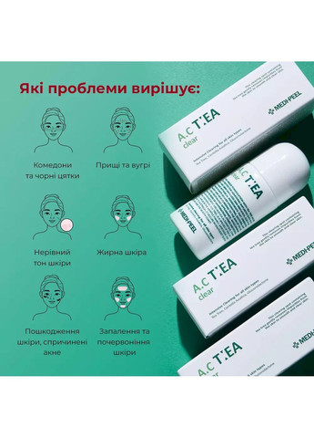 Точечное средство MEDI PEEL A.C TEA CLEAR против воспалений с чайным деревом 50 мл Medi-Peel (366569896)