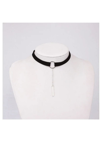 Стильний чокер із кільцем і підвіска паличка пензель в стилі панк готочному No Brand (346125130)