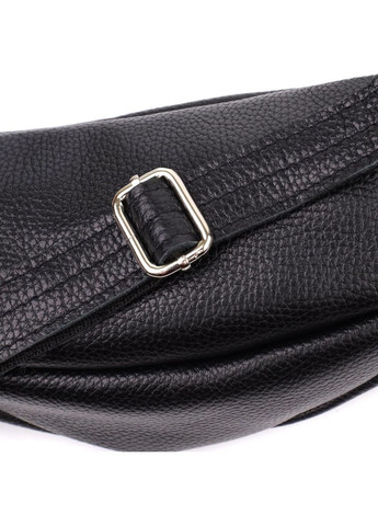 Сумка на пояс через плече шкіряна чоловіча Чорний 35601 Shvigel (334673990)