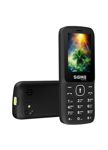 Мобiльний телефон X-style 242 Lucky Black Sigma mobile (370616440)