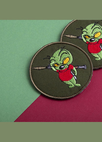 Шеврон на липучці Вжик 8 см вишитий патч нашивка IDEIA (275870530)