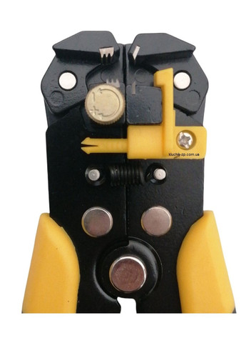 Знімач ізоляції проводів автоматичний 200 мм, стриппер, з набором обтискних клем 112770 СТАЛЬ (290888788)