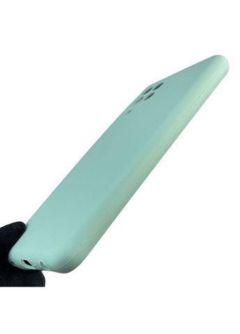 Чехол для Galaxy A22 4G (SM-A225F) силиконовый с микрофиброй нескользящий на самсунг а22 4г бирюзовый Samsung (366388190)