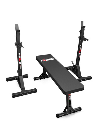 Тренувальний набір пряма лава KSH024 + регульовані стійки KSH015 K-Sport (372736122)