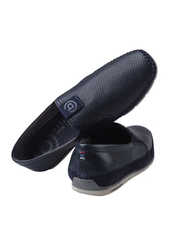 Синие мокасины мужские Bugatti