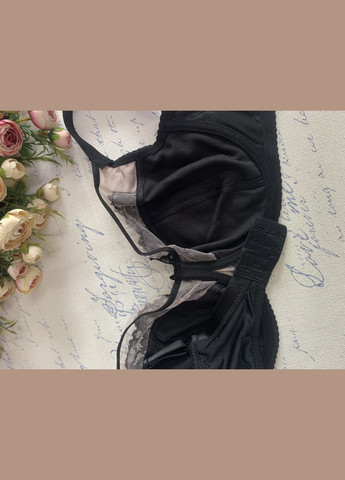 Чёрный бюстгальтер Lanny Mode с косточками