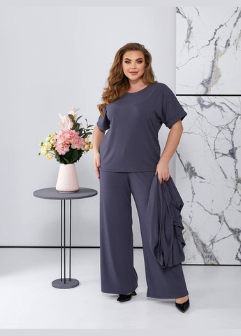 Женский костюм тройка цвет черный New Trend (304645818)