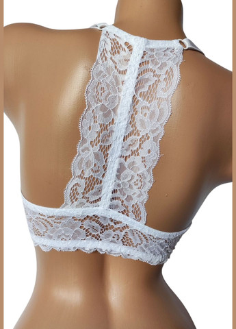 Білий планж бюстгальтер Lemila з кісточками