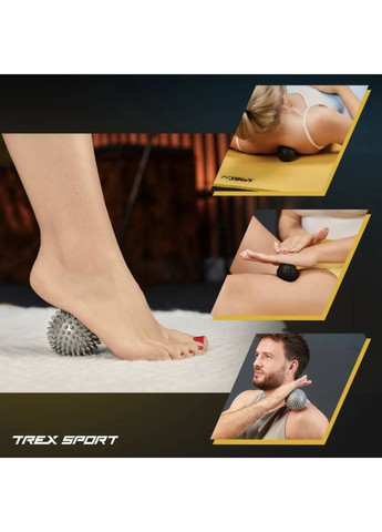 Набор массажных мячей TX-003MSA 3в1 для йоги и фитнеса EPP TREX Sport (361952043)