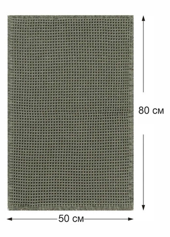 Набор ковриков для ванной/туалета вафельный 2шт: 50 x 80 см Зеленый (1227254) Lovely Svi Антиковзні килимки (363837098)