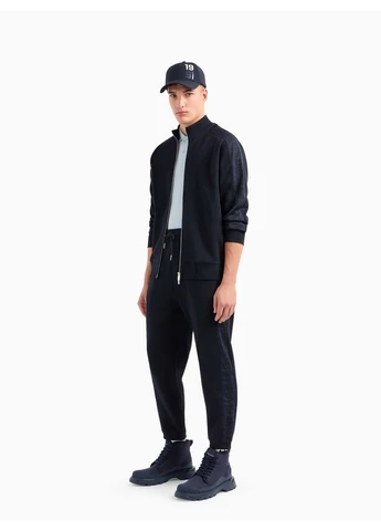 Темно-синие кэжуал демисезонные брюки Armani Exchange