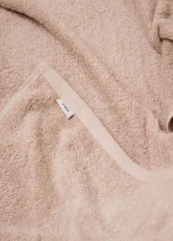 Рушник 70х140 см махровий колір капучино щільність 450 г/м2 ТЕП смужка кавовий