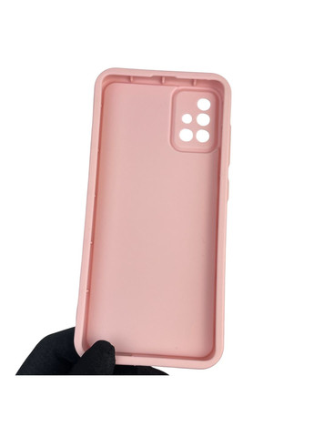 Чохол силіконовий Soft Touch для Galaxy A51 (SM-A515F) пудровий (Повний захист камери) Samsung (366389420)