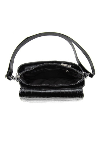 Сумка жіноча кросбоді на плече з натуральної шкіри з тисненням кроко повсякденна RoyalBag F-IT-9804CR (365715631)