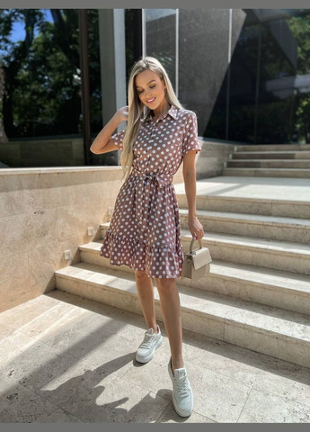 Бежева сукня весна/літо тканина софт No Brand