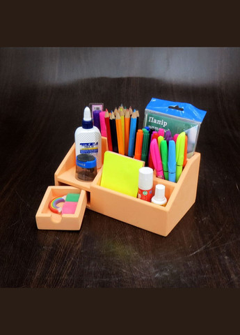 Органайзер настільний з дерева Блумфілд грейпфрут (КНЦ-003754) No Brand (328227148)