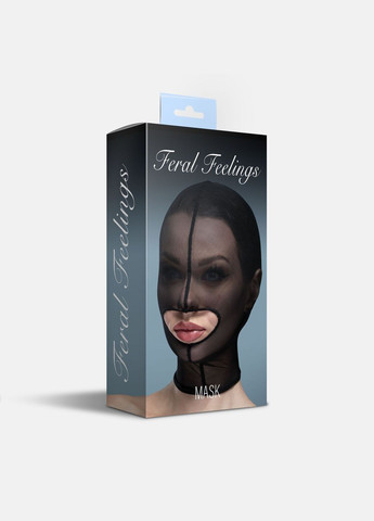 Маска сітка із відкритим ротом - Hood Mask Black Feral Feelings (369949477)