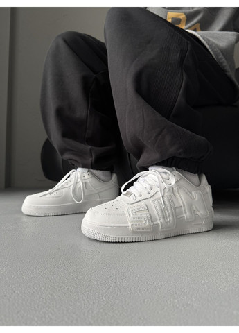 Білі Осінні кросівки чоловічі та жіночі nike air force plant flea white | найк еир форс плант білі No Brand