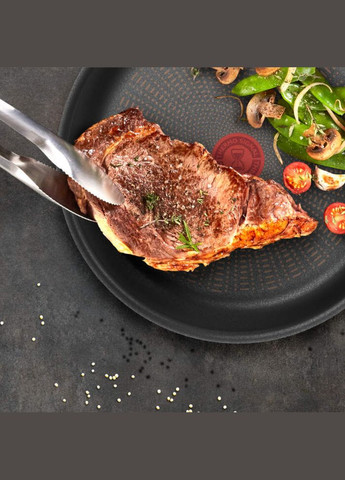 Большая сковорода-вок ProTech WOK 28 см (G3051902) с шестислойным титановым антипригарным покрытием Titanium 6Х Tefal (360654833)