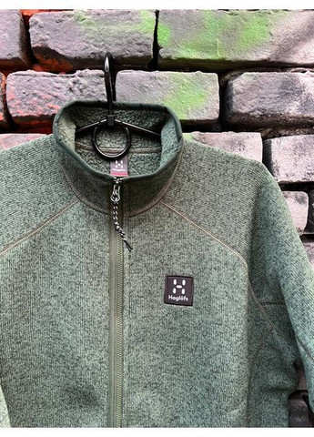 Флисовая кофта Зеленая туристическая с карманом теплая хаглофс Haglofs Risberg Jacket women (364488542)