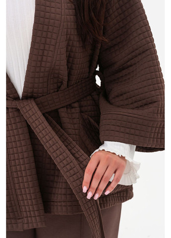 Коричневый демисезонный кардиган Garne