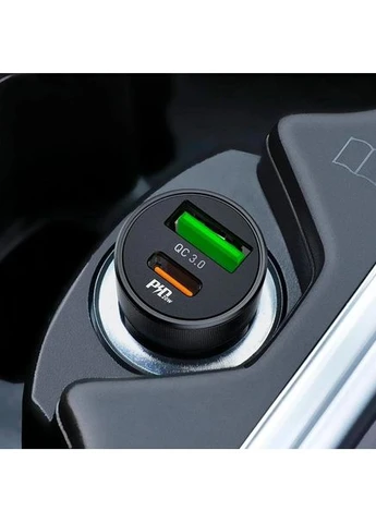 Автомобільний зарядний пристрій Z32B PD20W+QC3.0 чорний (37356-01) XPRO (392934626)