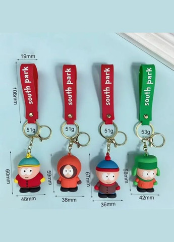 Южный парк брелок Эрик Картман Eric Cartman South Park силиконовый брелок для ключей креативная подвеска 6см Shantou (290012019)