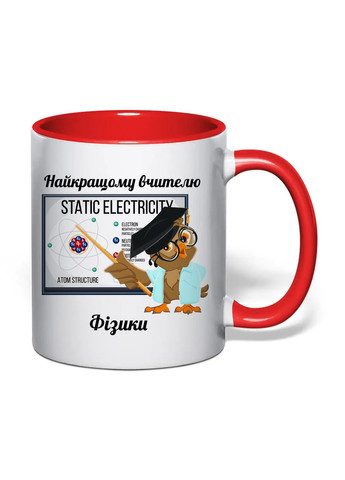 Чашка с печатью "Лучшему учителю физики" 330 мл ( ) (31684) No Brand (362506462)