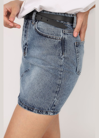 Голубая юбка трапеция, женская цвет голубой cb-00272544 Best Jeans