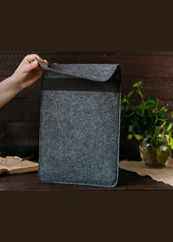 Чехол для ноутбука для Macbook Pro 13 New Серый, Конверт, На резинке (GM71-13New) Gmakin (343049146)