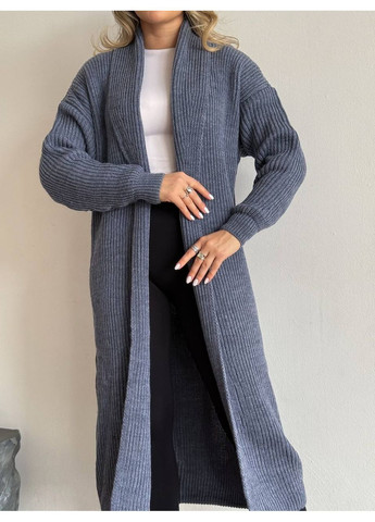 Темно-синий демисезонный кардиган No Brand