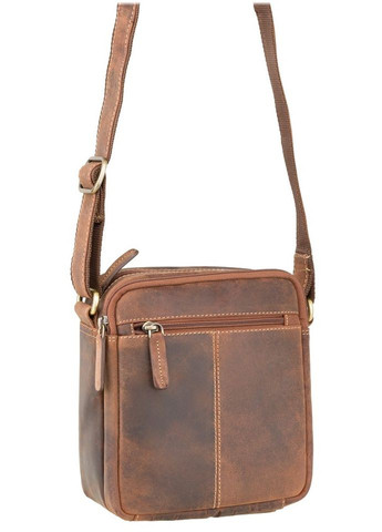 Коричнева чоловіча сумка месенджер S8 OIL TAN Visconti (303830874)