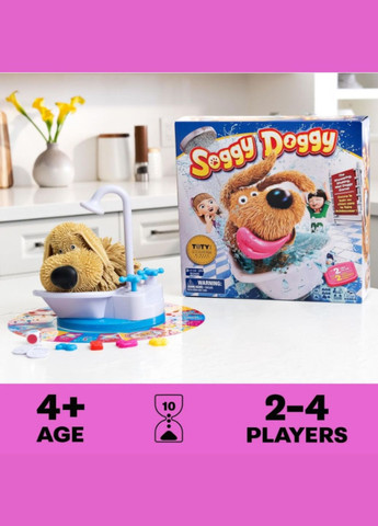 Интерактивная настольная игра Soggy Doggy Мокрый пес, от 6 л Spin Master (279340951)