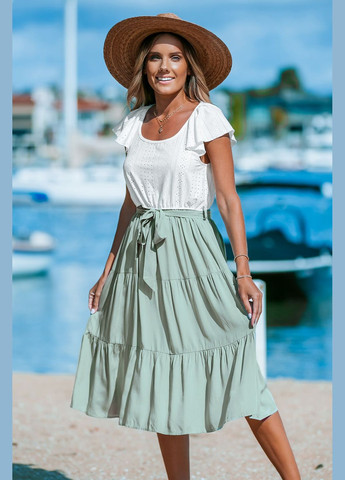 Белое повседневный платье CUPSHE однотонное