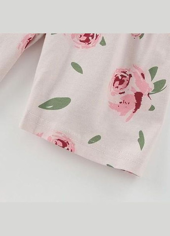 Рожева дитяча літня піжама для дівчинки 10160 9 рожевий Malwee