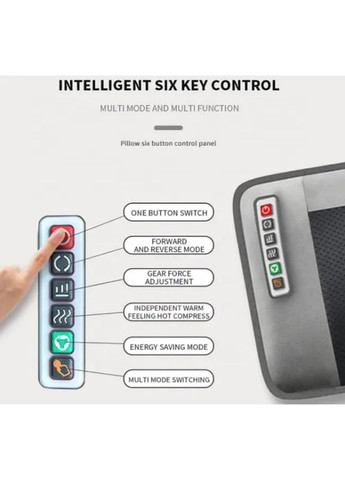 Многофункциональный электрический массажный коврик для всего тела Массаж шиацу 30x52 см HBC (372890165)