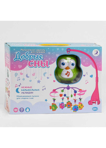 Карусель HL 2018-43 R (18/2) "Добрі сни", звукові та світлові ефекти, 5 підвісок, в коробці No Brand (305825488)
