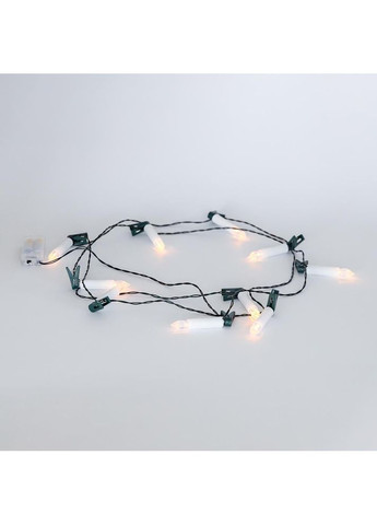 Гірлянда світлодіодна LED з кліпсами на ялинку 10 свічок 285 см (9262-011) ELISEY (366215024)