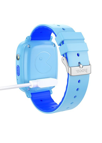 Детские cмарт-часы с сим картой, функцией звонка и камерой Blue Hoco Y100 (368698205)
